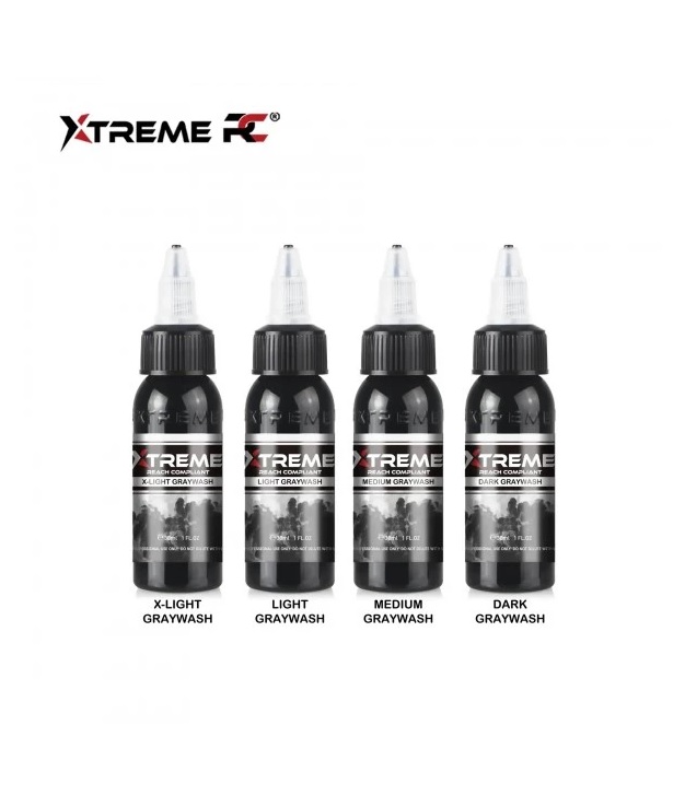 Xtreme Ink Graywash Set 4x120ml Reach 2023 prodak1