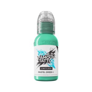 World Famous Limitless Tattoo Ink Pastel Green 1 prodak