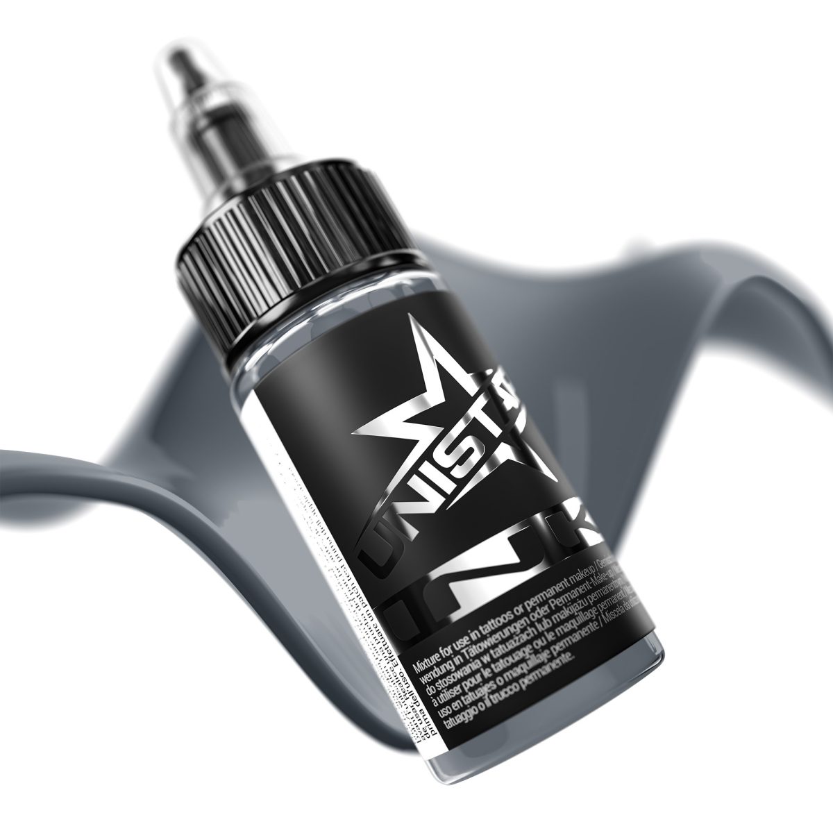 UNISTAR INK BASIC GRAY MEDIUM DARK prodaktattoosupply UNISTAR INK BASIC GRAY MEDIUM DARK prodaktattoosupply