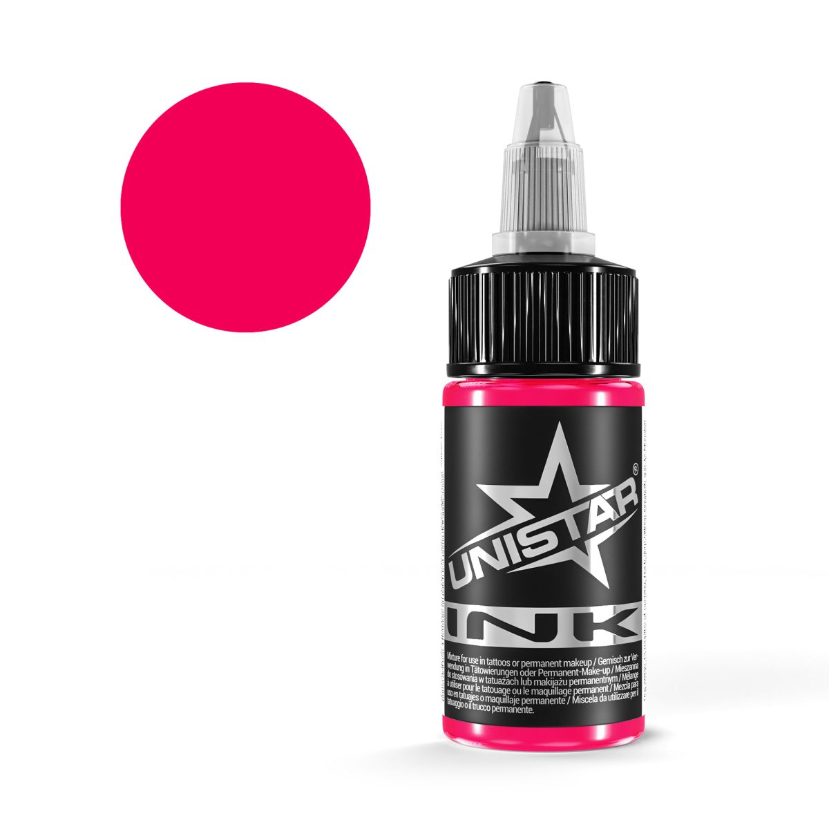 UNISTAR INK NEON PINK prodaktattoosupply1 UNISTAR INK NEON PINK prodaktattoosupply1