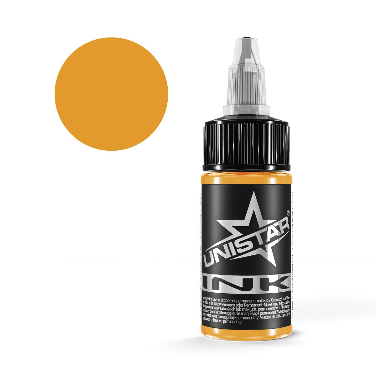 UNISTAR INK Pure Orange prodaktattoosupply1 UNISTAR INK Pure Orange prodaktattoosupply1