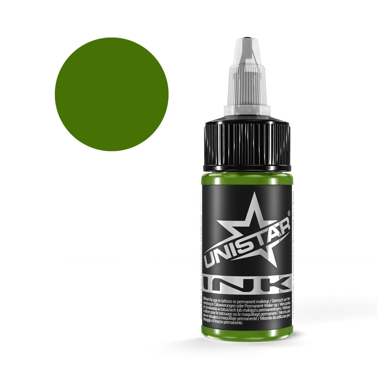 UNISTAR INK Top Basic Green Dark prodaktattoosupply1 UNISTAR INK Top Basic Green Dark prodaktattoosupply1