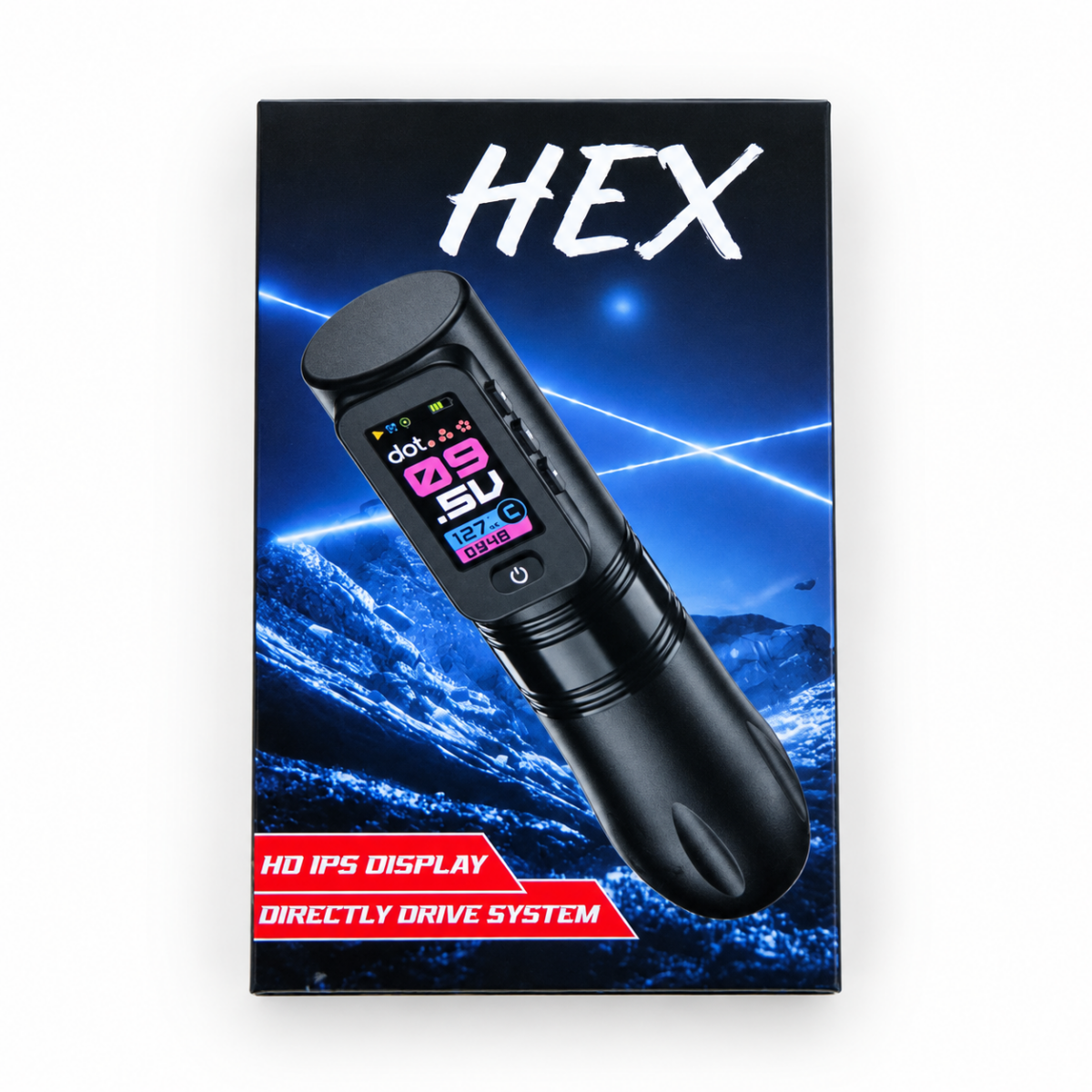 HEX Wireless Battery Tattoo Pen prodaktattoosupply1 HEX Wireless Battery Tattoo Pen prodaktattoosupply1