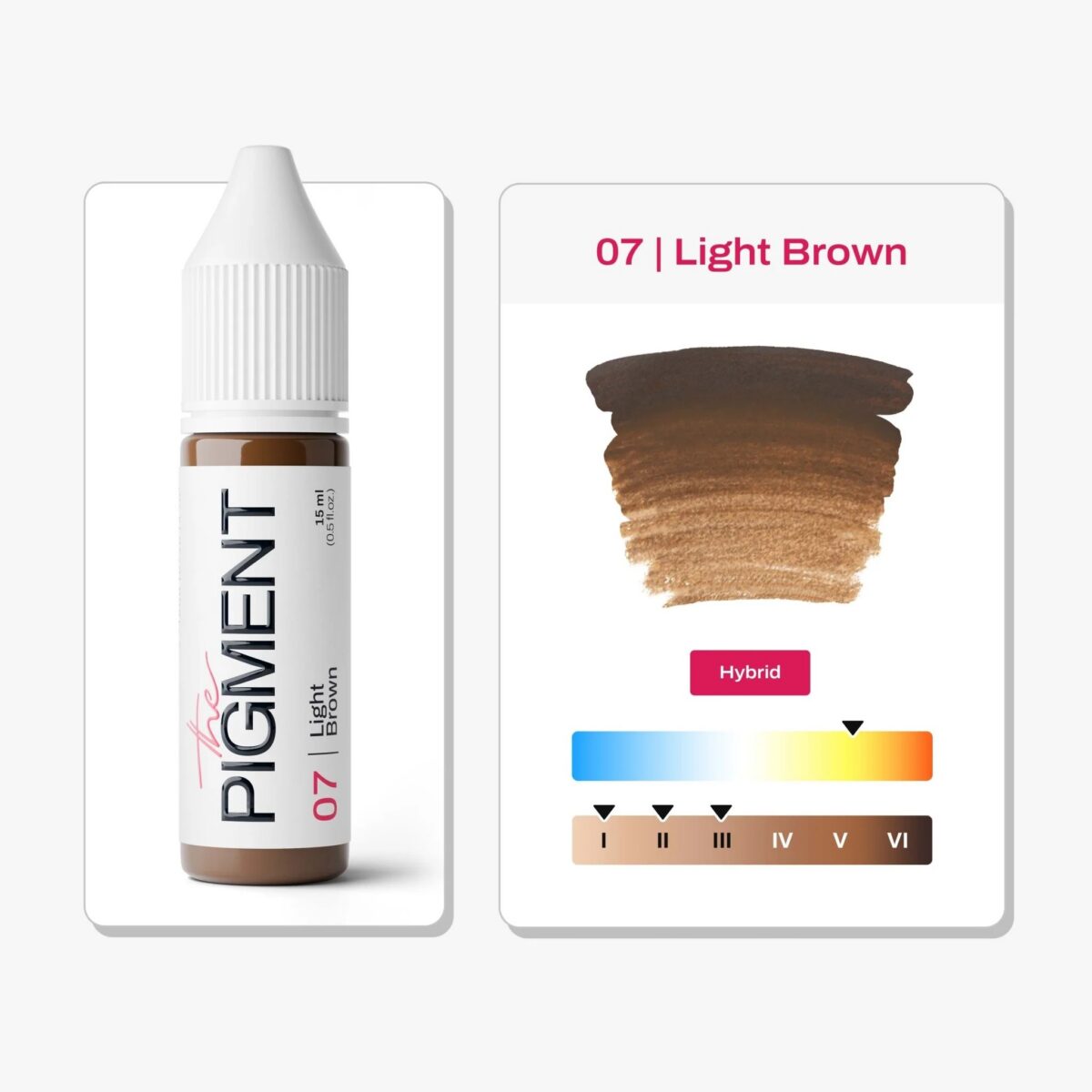 the pigment –07 Light Brown pmu prodaktattoosupply1 the pigment –07 Light Brown pmu prodaktattoosupply1